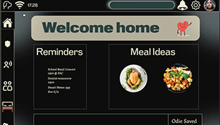 screenshot of application